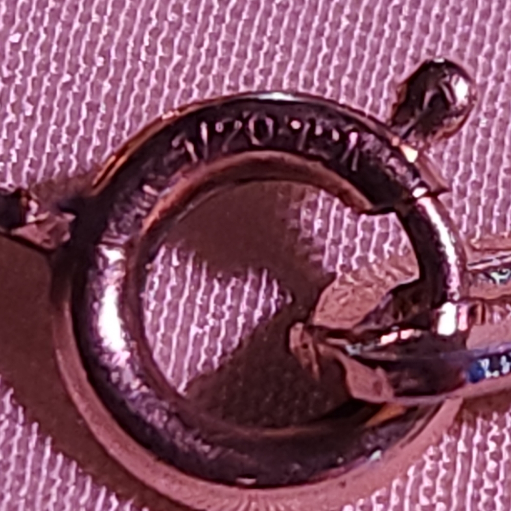 Grosse Germany 1973 ☆STAMPED☆ (🔥 Dior Designer) Necklace 12k 1/20 Gold - Picture 6 of 10